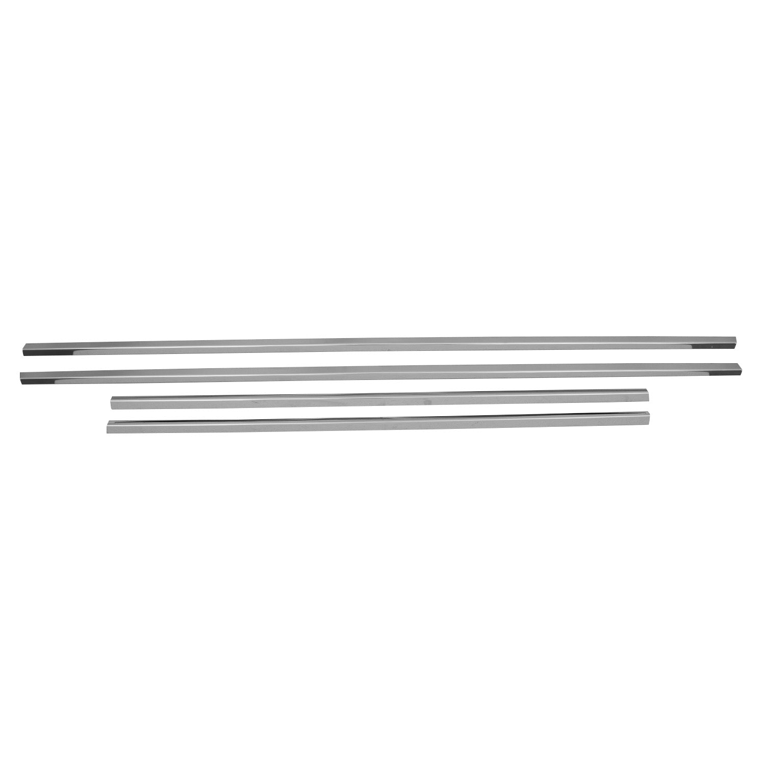 Fensterleisten Zierleisten für Land Rover Discovery 2009-2016 Edelstahl Chrom 4x