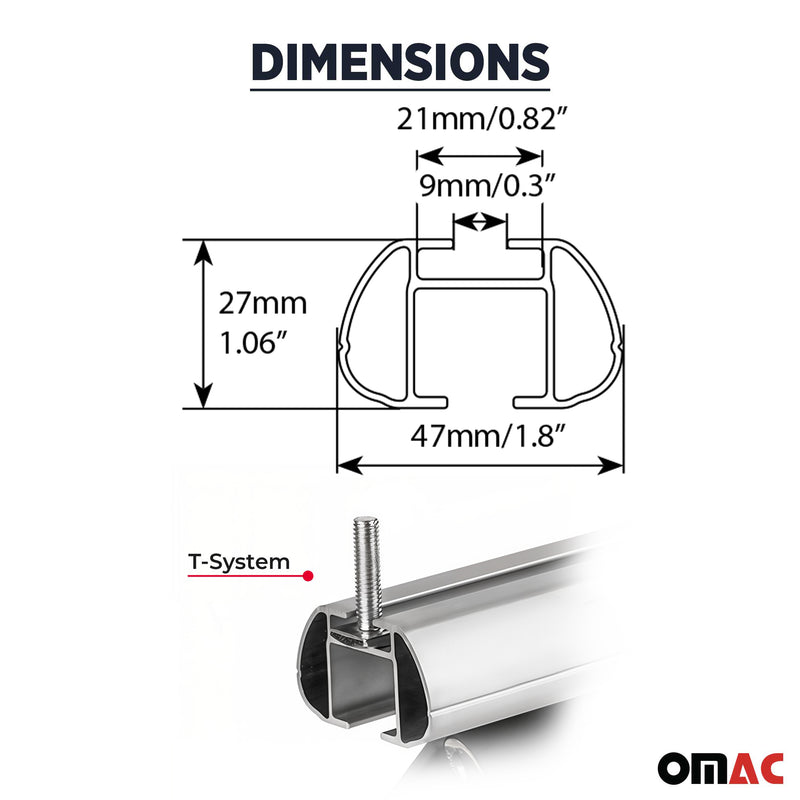 Menabo Dachträger für Mercedes E Klasse Kombi S213 2016-2023 Aluminium Silber 2x