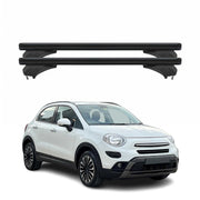 Menabo Dachträger Grundtäger für Fiat 500 X 2015-2024 Aluminium Schwarz 2 tlg