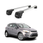 Dachträger Grundträger für Ford Kuga I 2008-2012 Aluminium 75kg Grau 2tlg