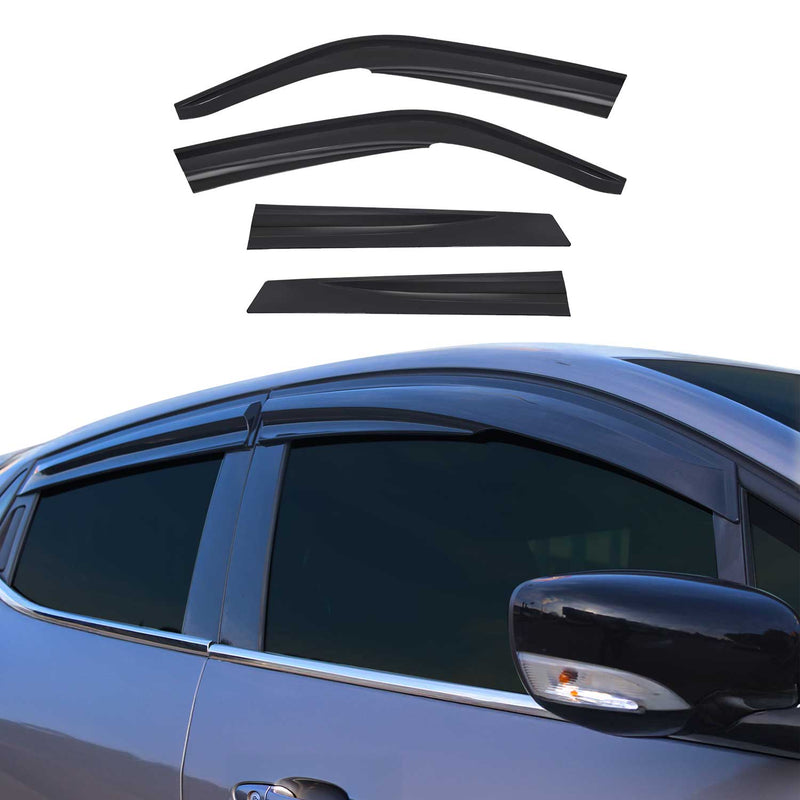 4x Windabweiser Regenabweiser für Opel Vectra B 1995-2003 Acryl Dunkel