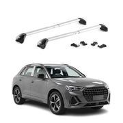 Dachträger Grundtäger für Audi Q3 F3 2018-2025 100kg Aluminium Silber 2 tlg ABE