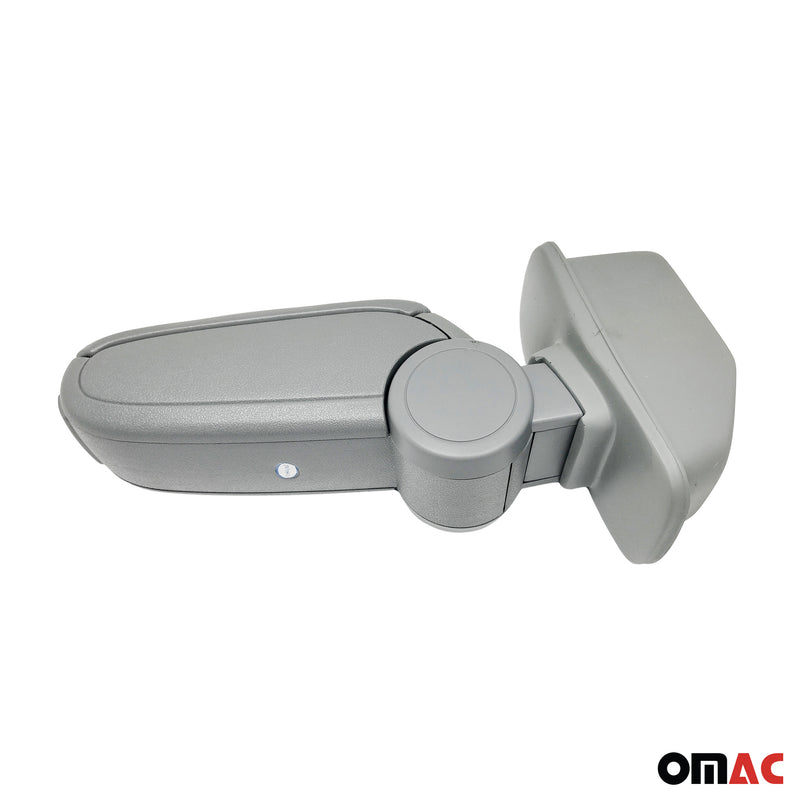 Mittelarmlehne Armlehne Mittelkonsole für Peugeot 308 2007-2014 PU-Leder Grau