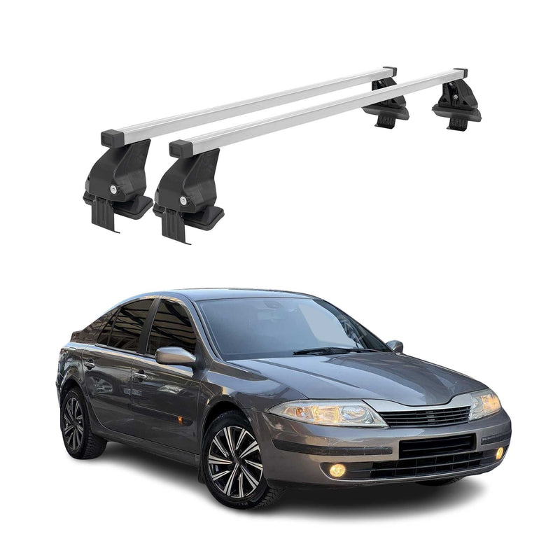 Menabo Dachträger Grundtäger für Renault Laguna 2001-2007 50kg Stahl Silber 2x