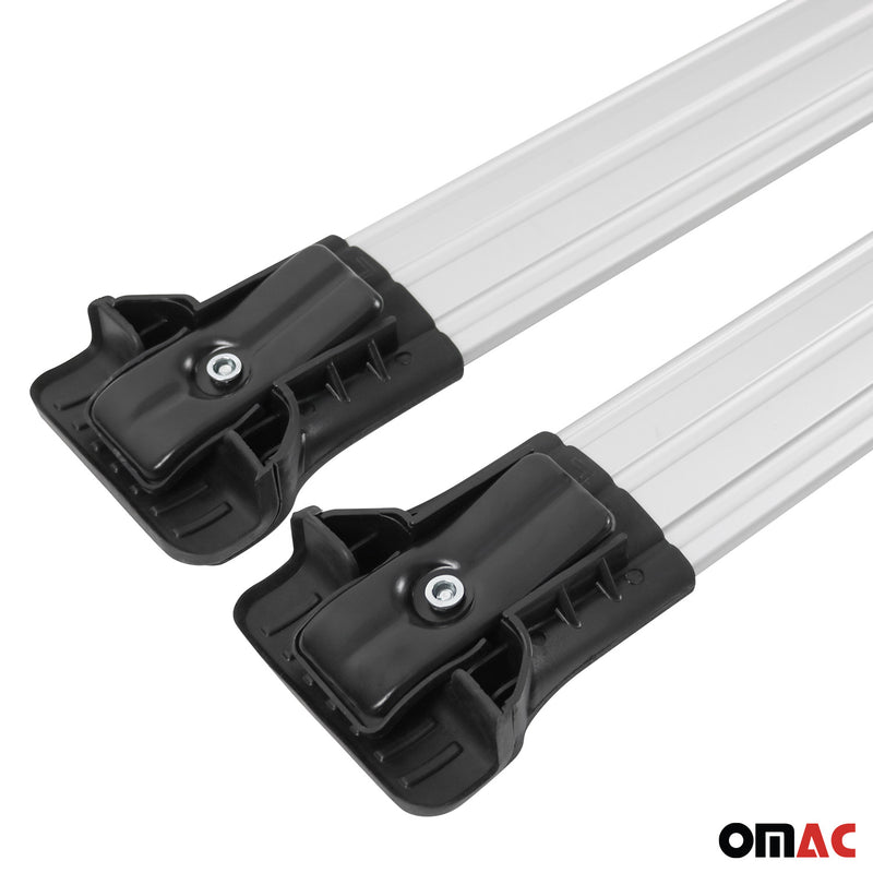 Dachträger Grundträger Gepäckträger für Jeep Grand Cherokee 3 2005-2010 Alu Grau