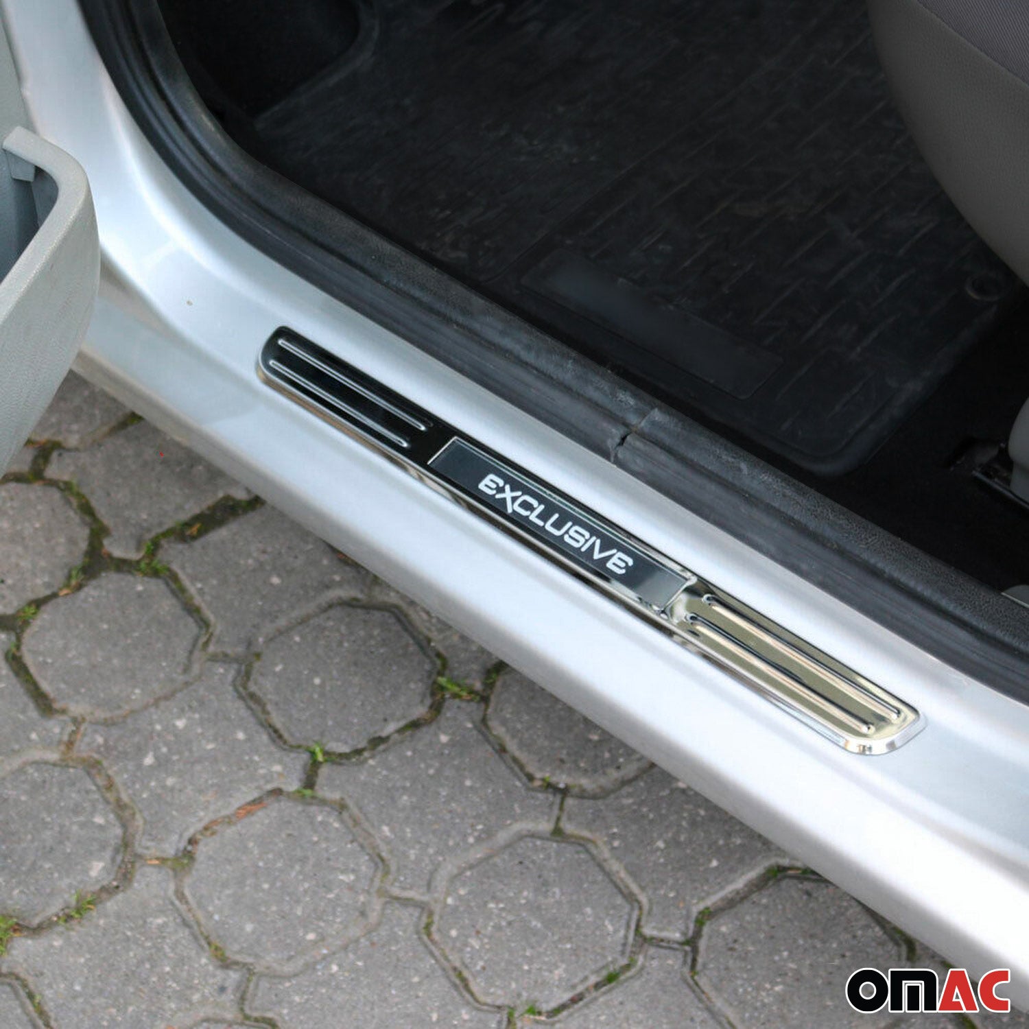 2x Einstiegsleisten Schweller Exclusive für Mitsubishi Outlander 2013-2026 Chrom