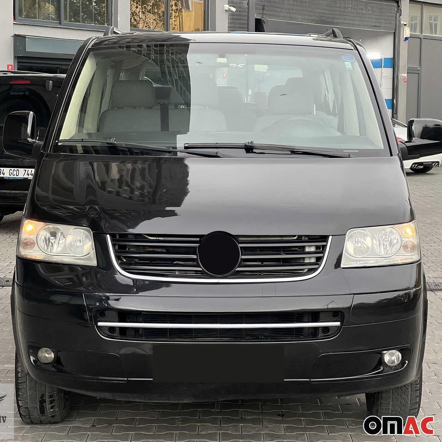 Kühlergrill Leisten Grillleisten für VW Transporter T5 2003-2010 Edelstahl Chrom