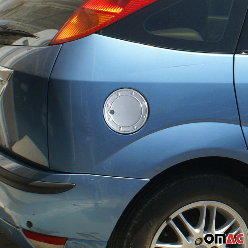 Tankdeckel Blenden Tankverschluss für Ford Focus 1998-2005 Edelstahl Chrom