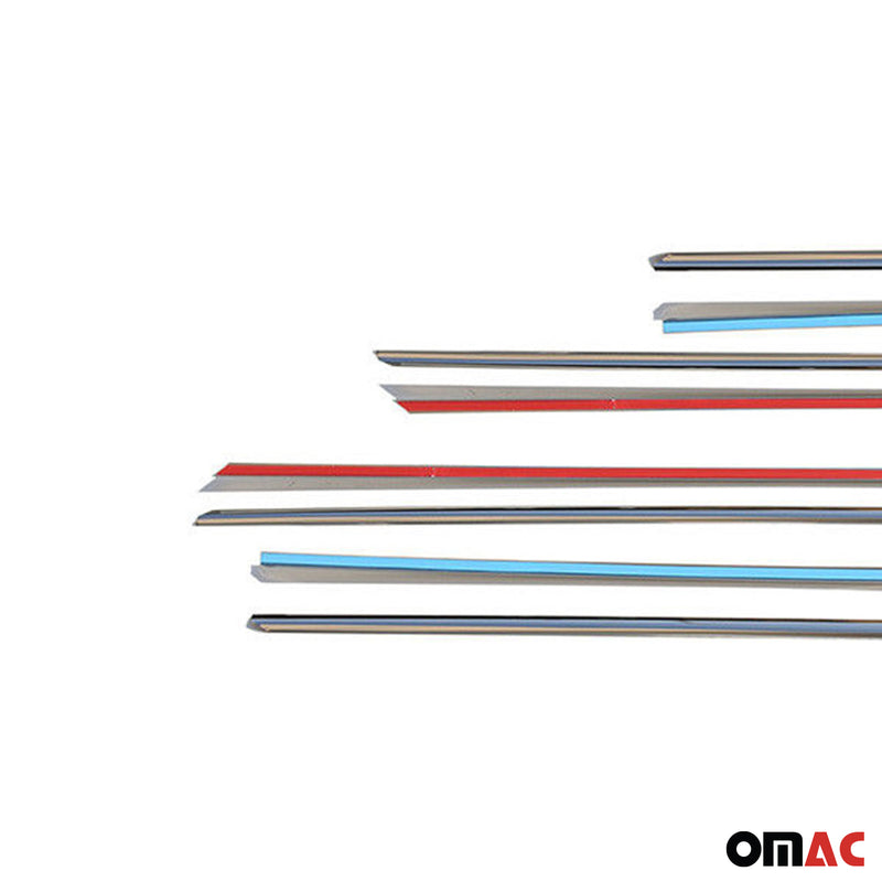 Window strips decorative strips for VW Touran 2003-2010 stainless steel chrome 8 pieces