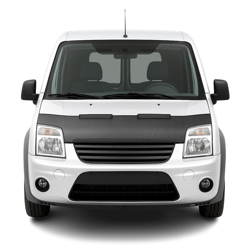 Haubenbra Steinschlagschutz für Ford Transit Connect 2010-2013 Carbon Optik Halb