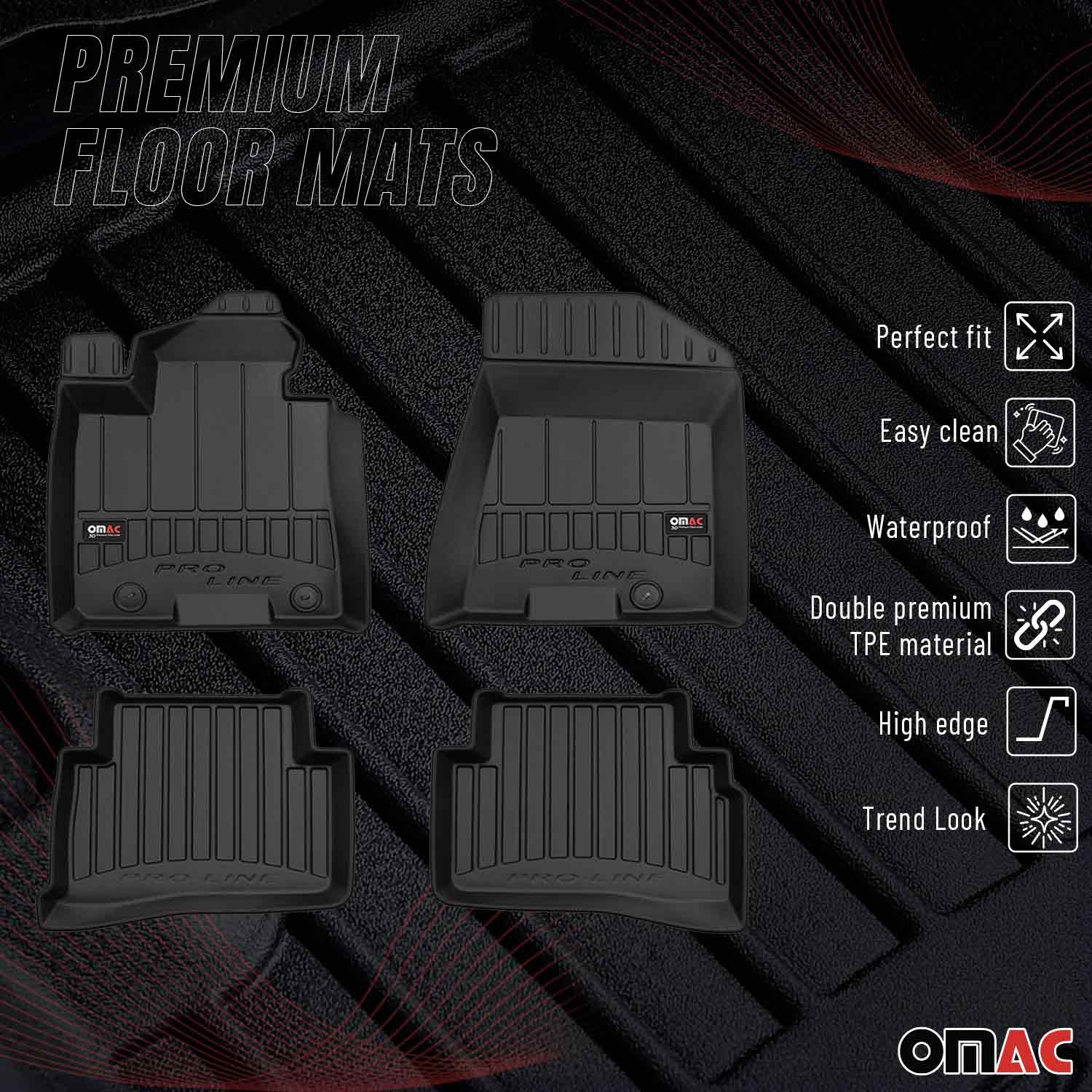 OMAC Gummi Fußmatten für Hyundai Tucson 2015-2020 Premium TPE Automatten 4tlg
