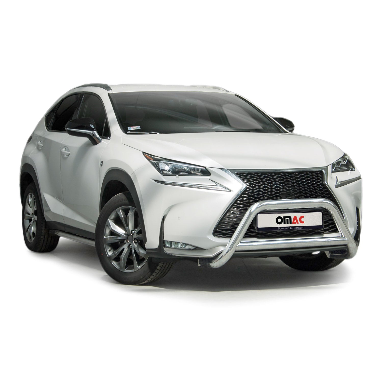 Frontbügel Frontschutzbügel für Lexus NX 2015-2021 mit ABE Stahl Silber
