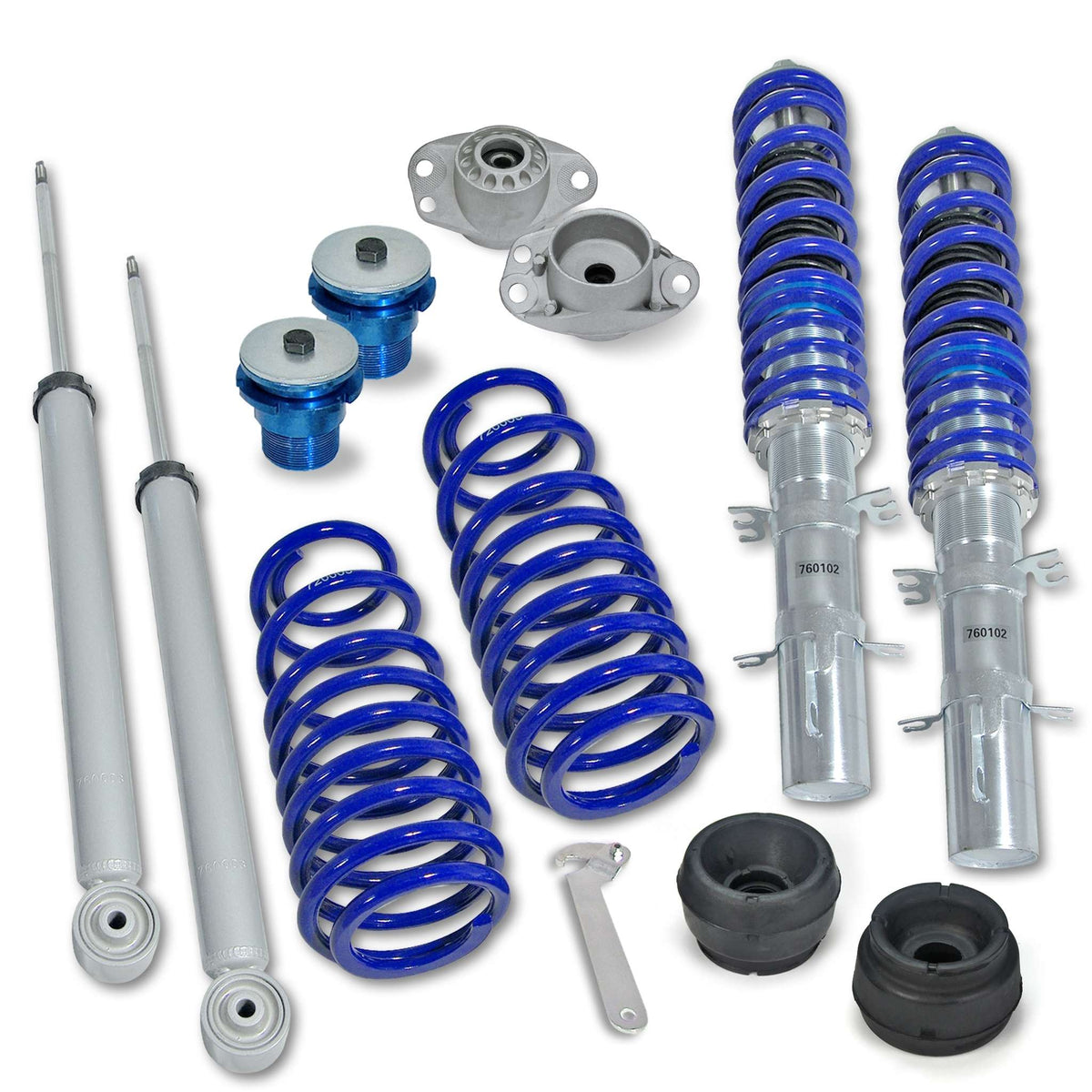 JOM BlueLine Gewindefahrwerk für VW Golf 4 Bora und Variant-Modelle (1J) ab 1997