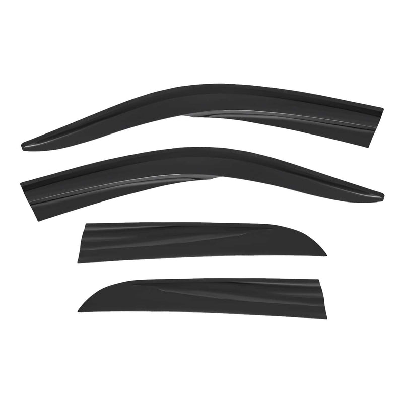 4x Windabweiser Regenabweiser für Citroen Xsara 1997-2006 Acryl Dunkel