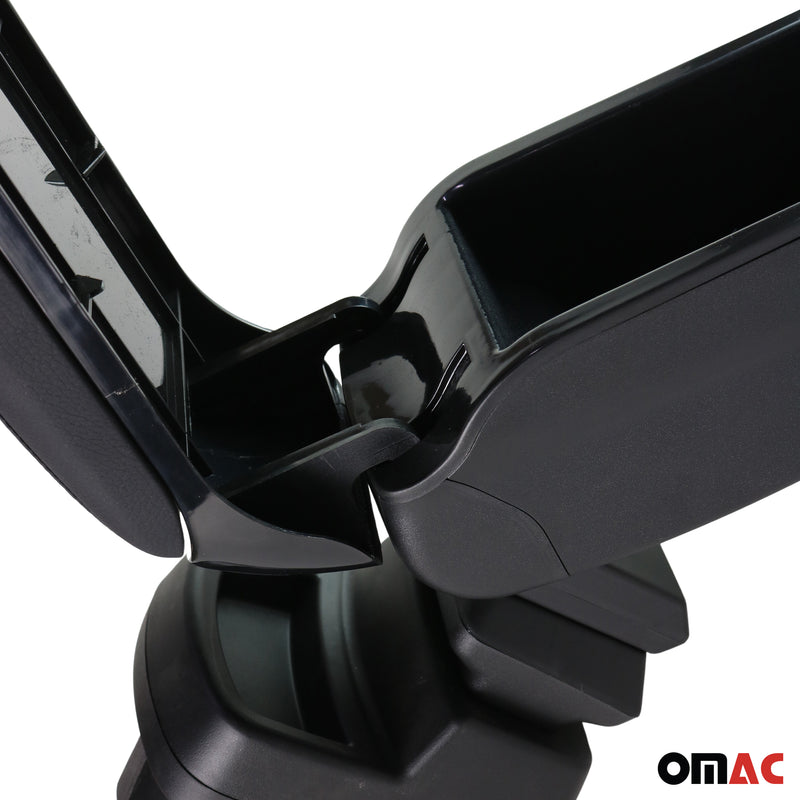 Armlehne Mittelarmlehne für Opel Corsa F 2019-2025 PU-Leder ABS Schwarz