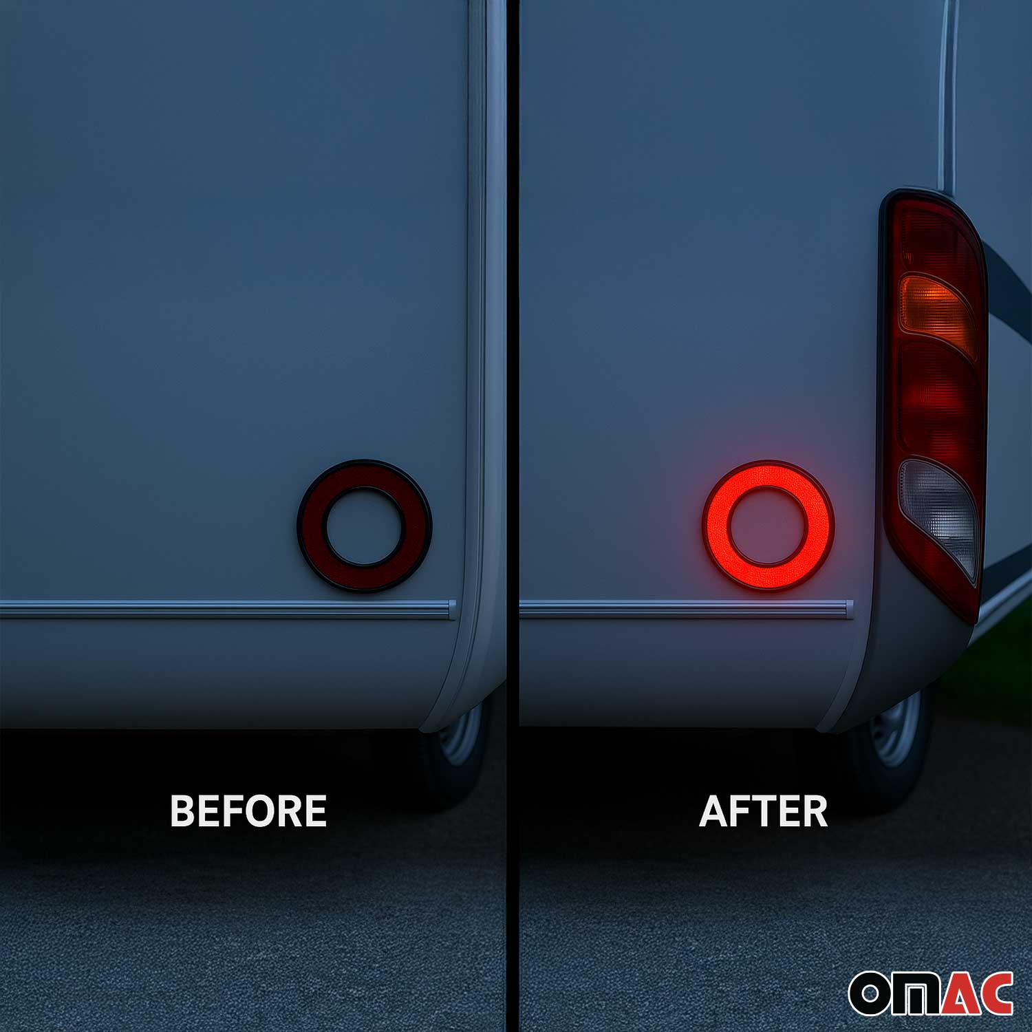 HELLA Rückstrahler Beleuchtung 8RA 008 405-001 Hinten Links, Hinten Rechts 98mm