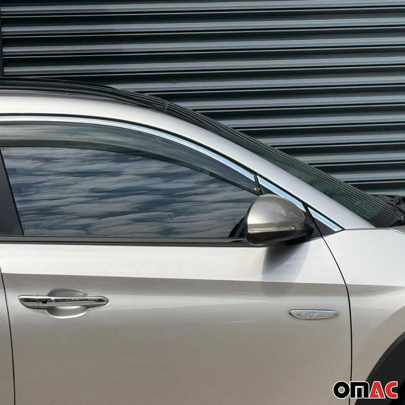 Fensterleisten Zierleisten für Hyundai Tucson 2015-2020 Edelstahl Chrom 10tlg