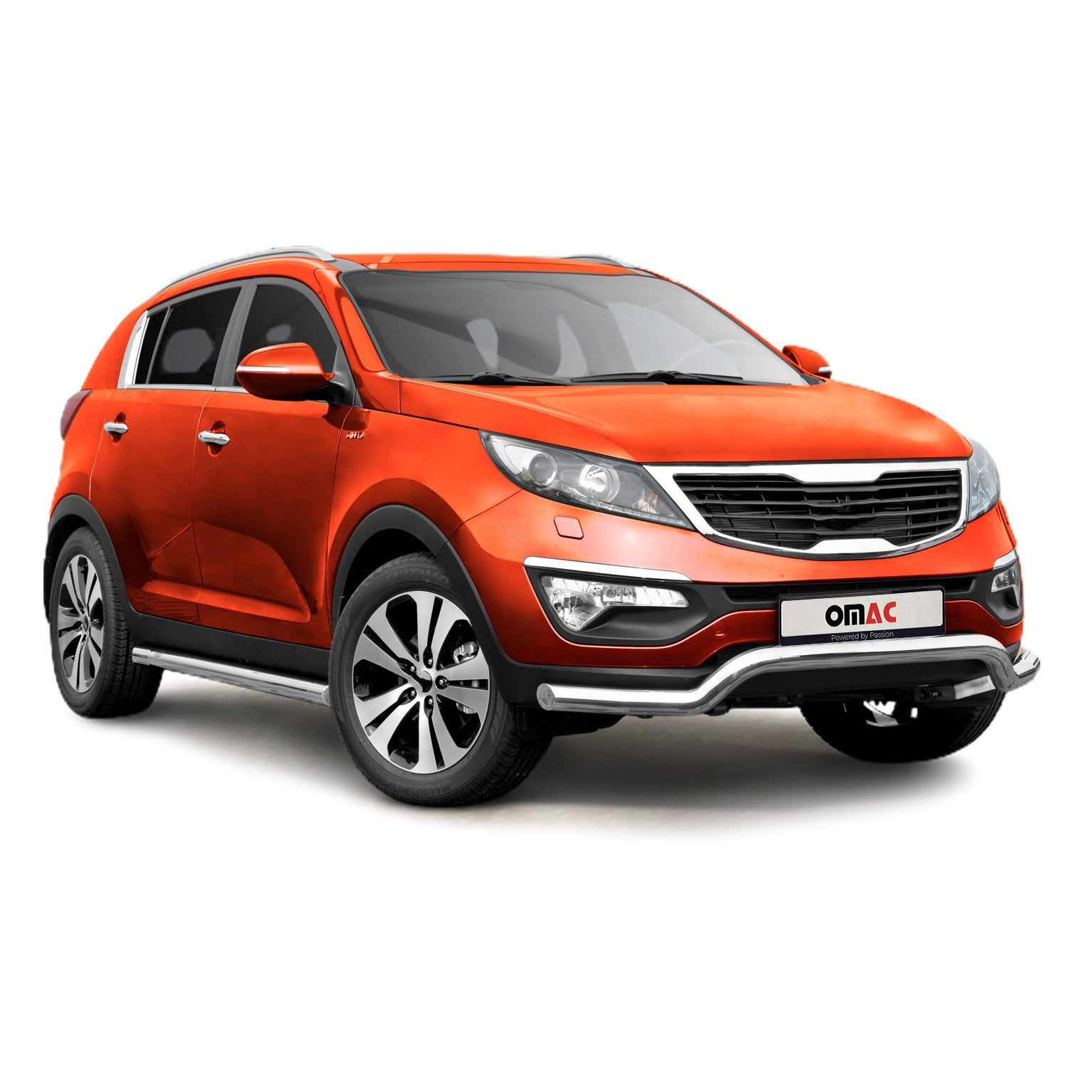 Frontbügel Frontschutzbügel Schutz für Kia Sportage 2010-2015 Stahl ABE Silber