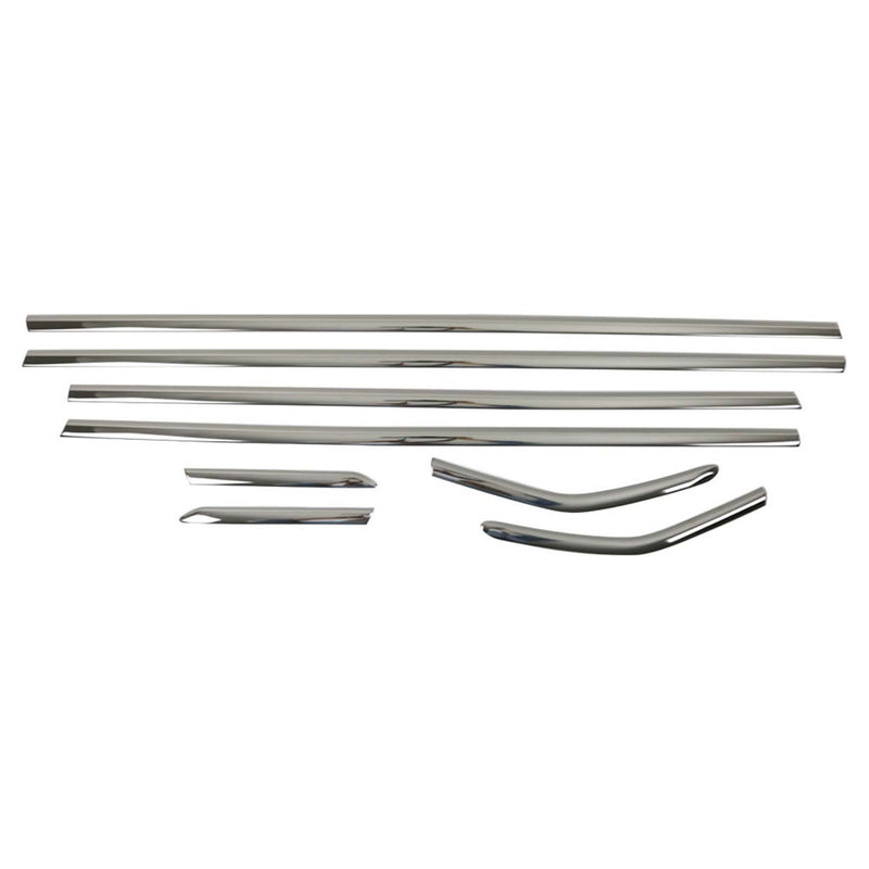 Fensterleisten Zierleisten für Ford Focus mk3 Schrägheck C346 2011-18 Dunkel 8x