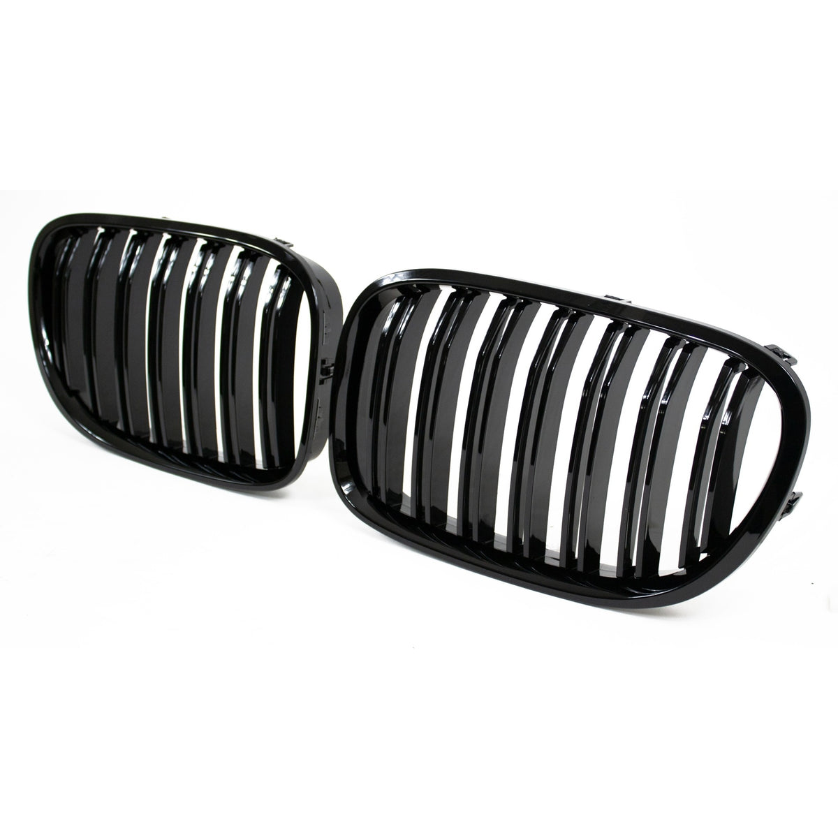 JOM Kühlergrill Kühlergitter für BMW 7er F01 2008-2015 ABS Schwarz Glänzend