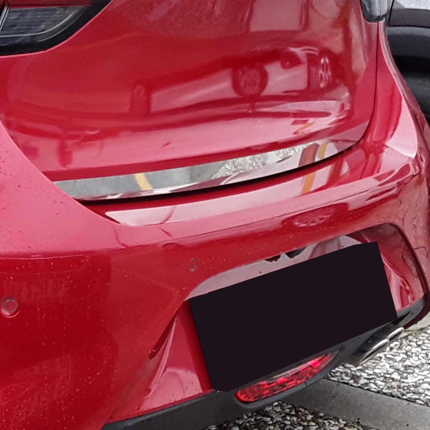 Kofferraumleiste Heckklappe Leiste für Opel Corsa F 2019-2026 Edelstahl Chrom