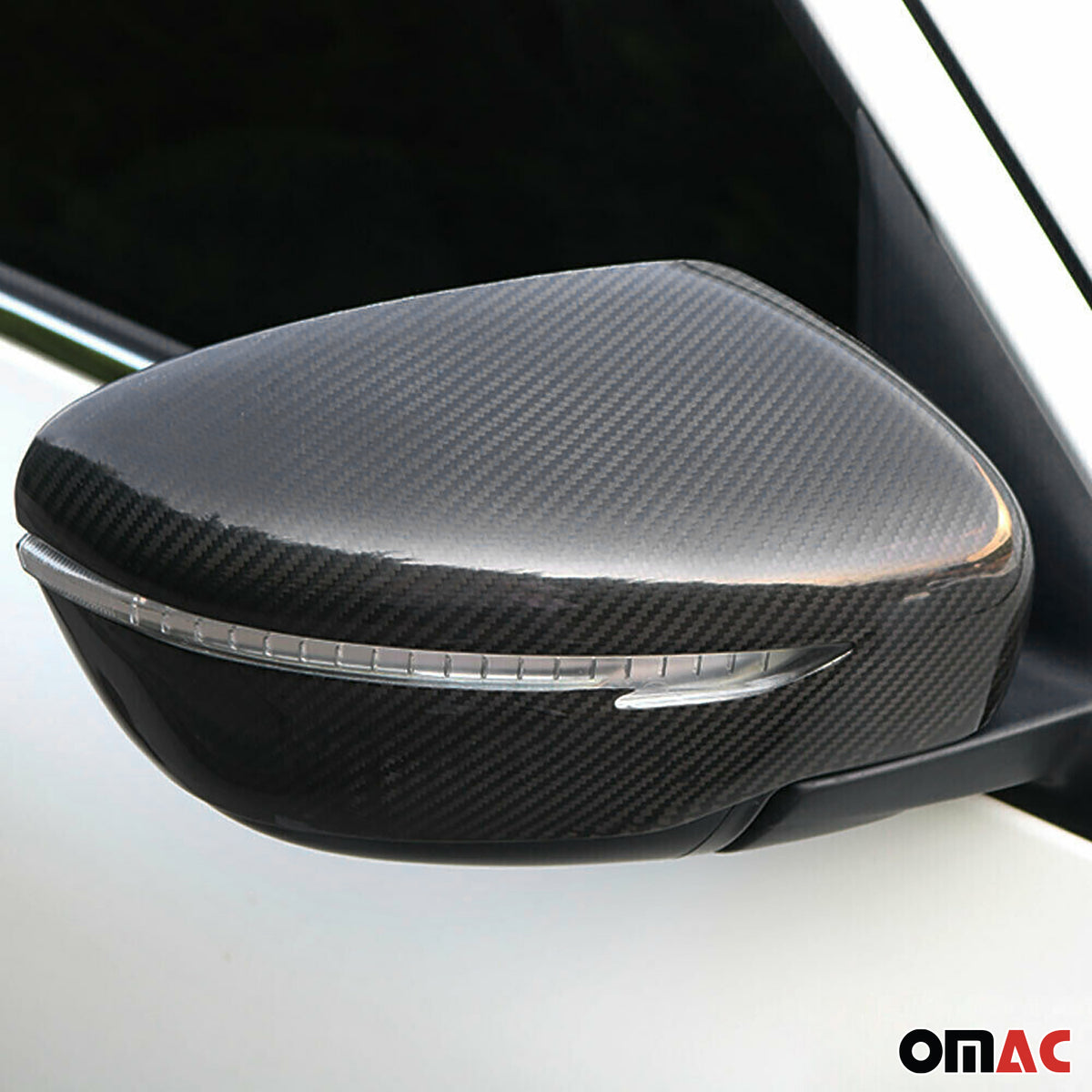 Spiegelkappen Spiegelabdeckung für Nissan X-Trail T32 2014-22 Kohlefaser Carbon
