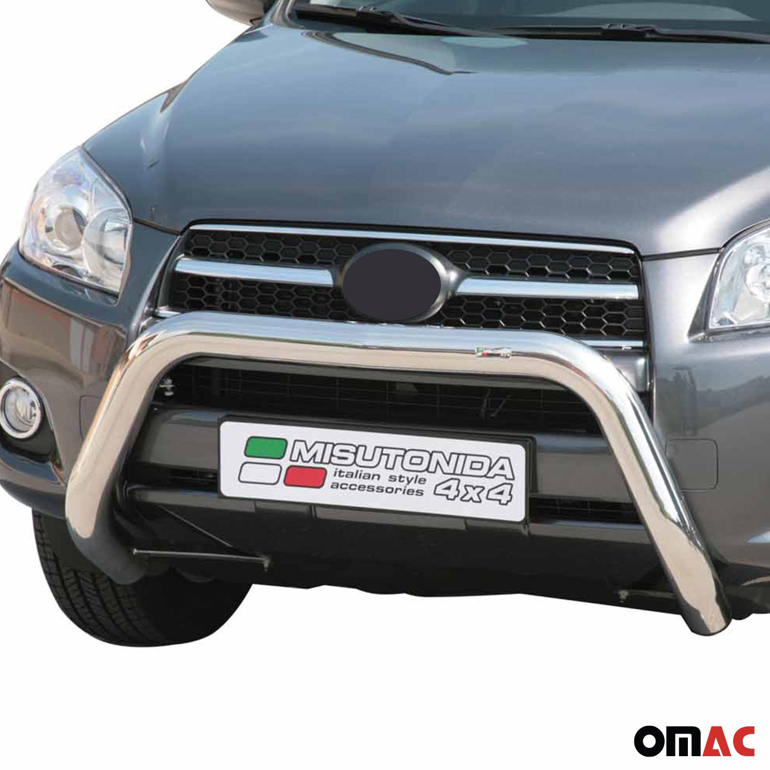 Frontbügel Frontschutzbügel für Toyota RAV4 XA30 2009-2010 ø76mm Stahl Silber