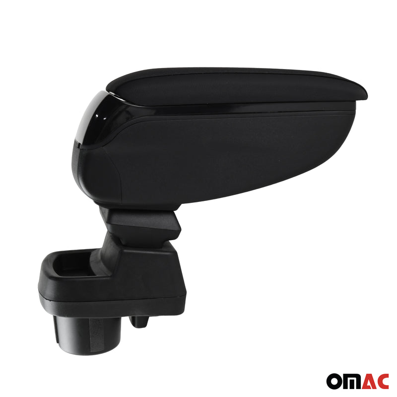 Armlehne Mittelarmlehne für Opel Corsa F 2019-2025 PU-Leder ABS Schwarz