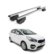 Dachträger Grundträger für Kia Carens III 2013-2019 Aluminium Silber 2tlg