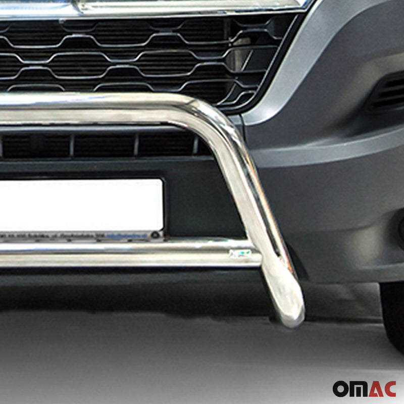 Frontbügel Frontschutzbügel für Citroen Jumper 2006-2016 Stahl Silber mit ABE