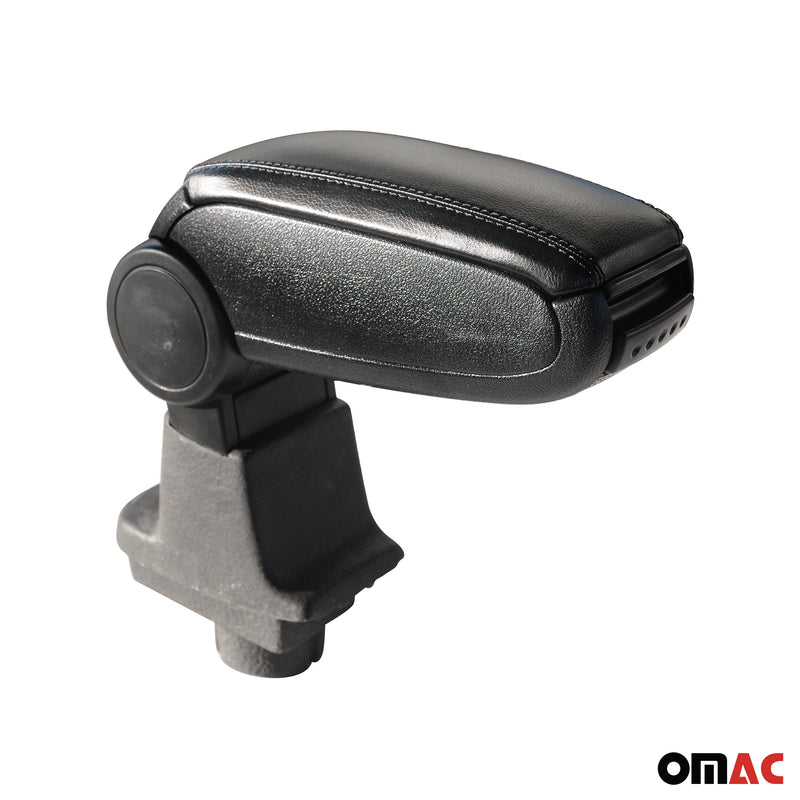 Mittelarmlehne Armlehne für Fiat Grande Punto Evo 2007-2024 PU-Leder ABS Schwarz