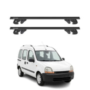 Dachträger Grundtäger für Renault Kangoo I 1997-2007 Alu 90kg TÜV Schwarz 2tlg