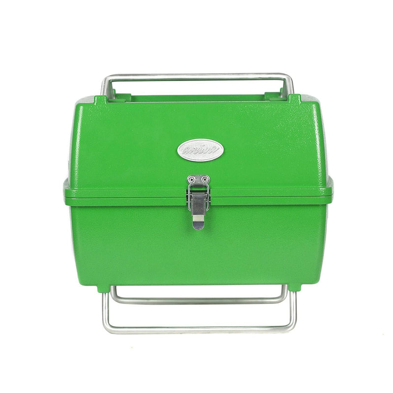 Holzkohlegrill Tragbarer Grill Garten Outdoor Grüner Picknickgrill 13-teilig BBQ