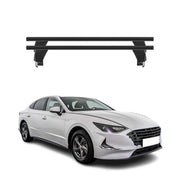 Menabo Dachträger Grundträger für Hyundai Sonata VIII 2020-2026 Alu Schwarz 2tlg