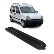 Trittbretter Seitenschweller für Renault Kangoo 1998-2009 Aluminium Schwarz 2tlg