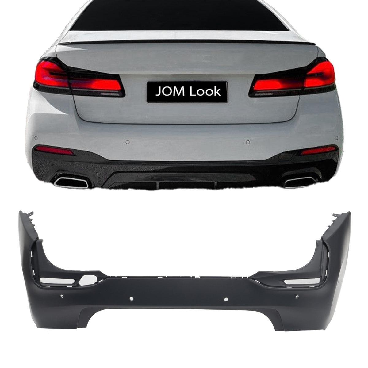 JOM Stoßstangen Kit & Seitenschweller für BMW 5er G30 LCI 2020- PDC Polypropylen