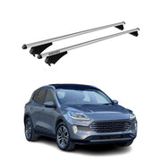 Menabo Dachträger Grundtäger für Ford Kuga III 2019-2026 75kg Alu Silber 2 tlg