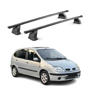 Stahl Dachträger für Renault Scenic I 1996-2003 TÜV Abschließbar 2tlg Schwarz