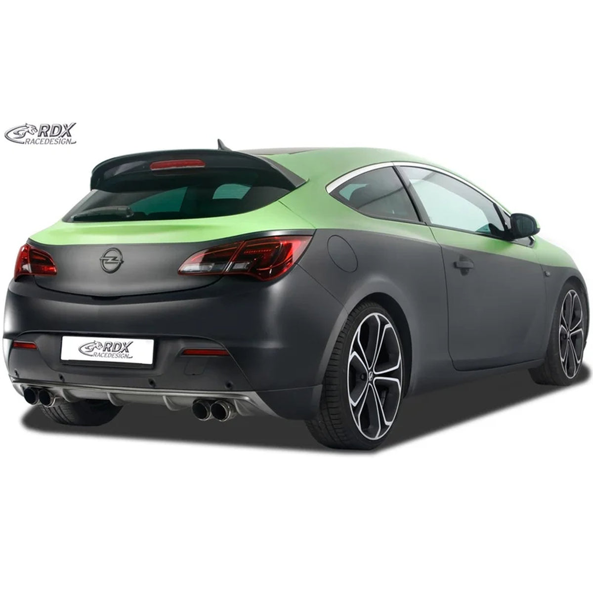 RDX Heckschürzenansatz Diffuser für Opel Astra J GTC 2009-15