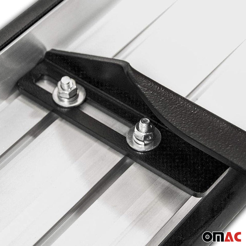 Trittbretter Seitenschweller für Renault Koleos 2017-2025 ABE Schwarz Alu