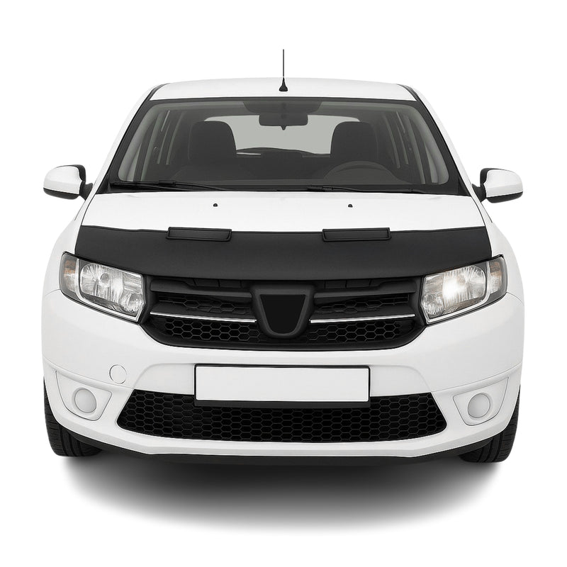 Haubenbra Steinschlagschutz Bonnet Bra für Dacia Sandero 2008-2012 Schwarz Halb