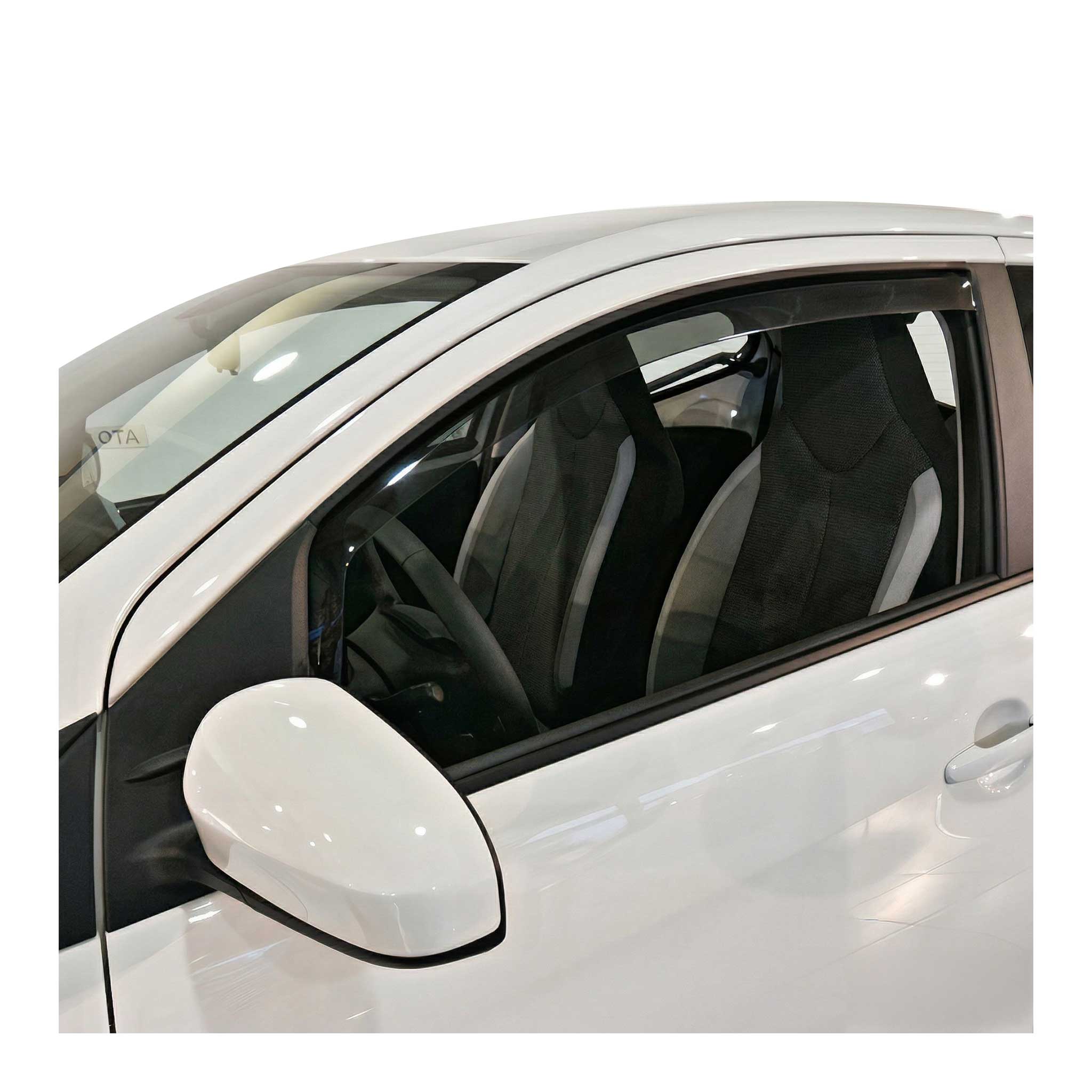 Windabweiser Regenabweiser für Peugeot 108 2014-2024 5tür Dunkel Acryl 2tlg