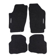 Velours Fußmatten für VW Fox 2003-2011 Autoteppich Automatten Schwarz 4 tlg