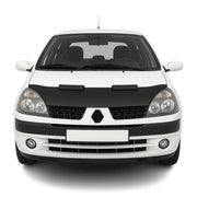 Haubenbra Steinschlagschutz Bonnet Bra für Renault Clio 2005-2008 Schwarz Halb