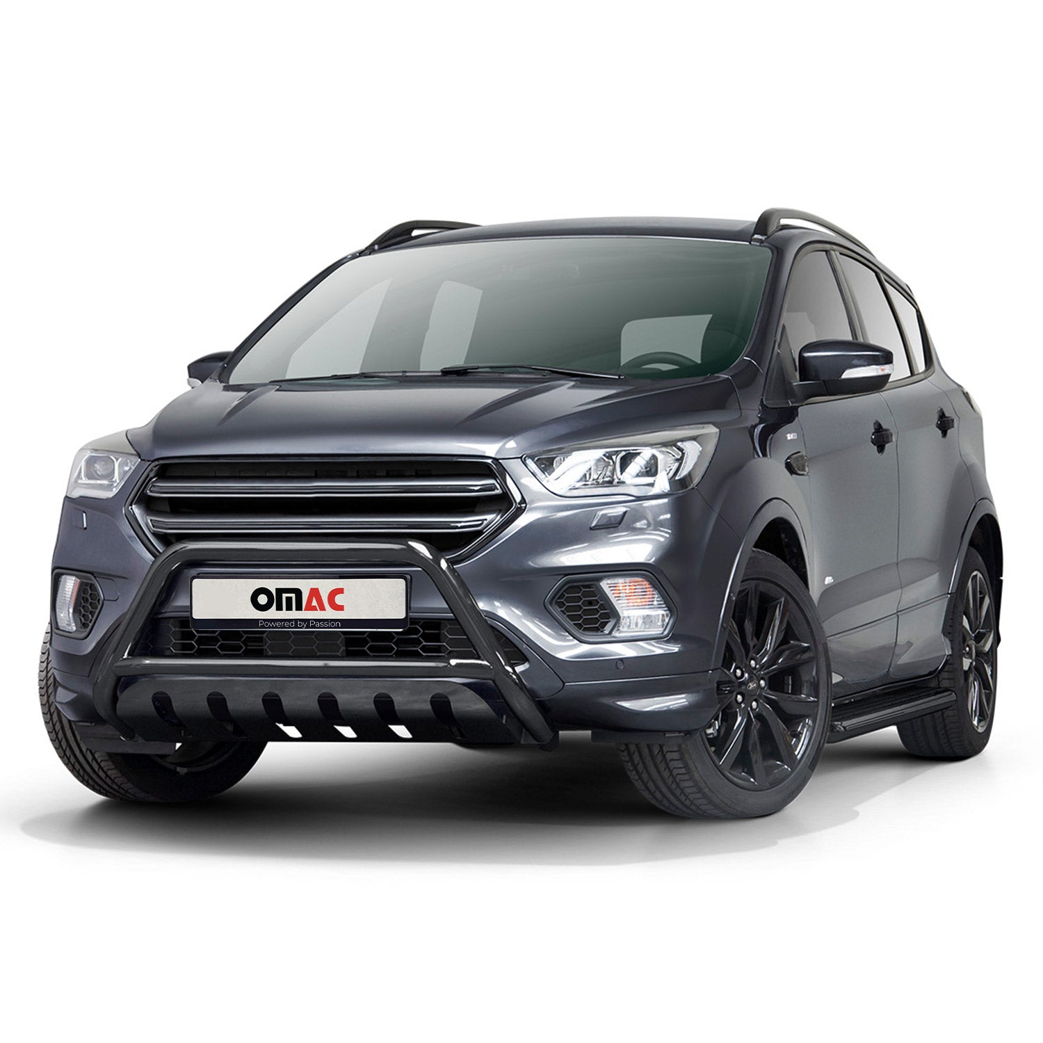 Frontbügel Schutz Frontschutzbügel für Ford Kuga II 2017-19 FL ABE Stahl Schwarz