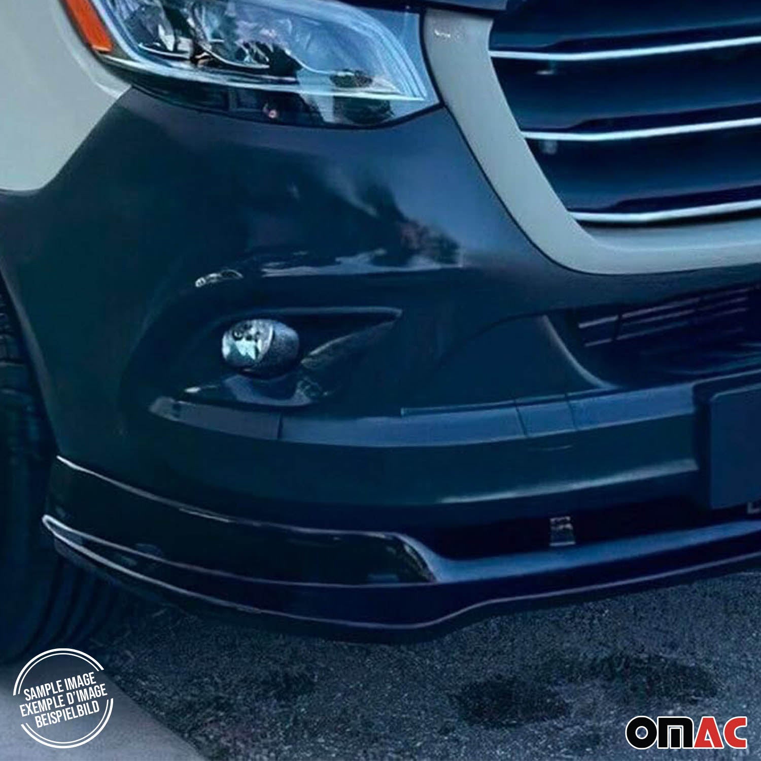 Frontspoiler Lippe Stoßstange Splitter für VW Crafter 2006-2012 ABS Schwarz 1tlg