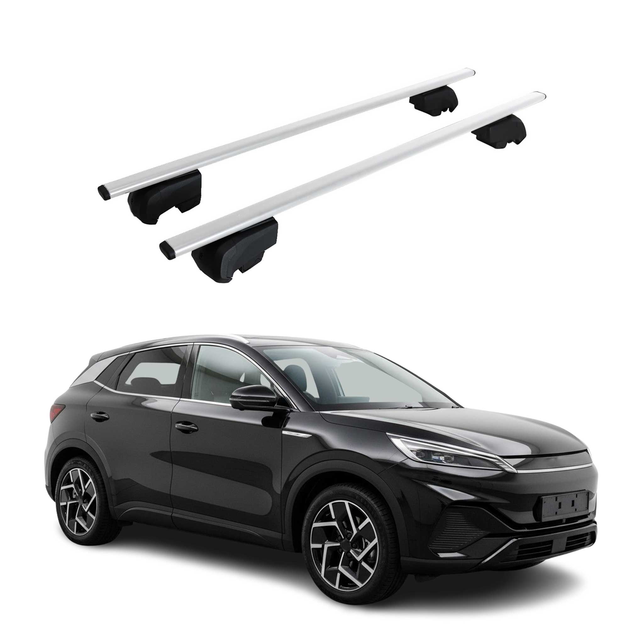 Dachträger Grundträger für BYD Atto 3 2022-2026 Metall Silber 2tlg