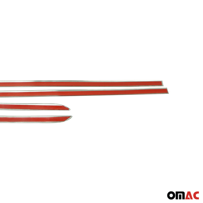 Seitentürleiste Türschutzleiste für Smart 453 454 Forfour 90/41cm Edelstahl 4x