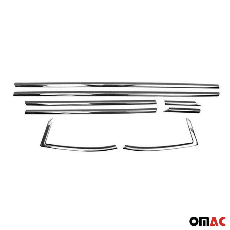 Fensterleisten Zierleisten für Opel Astra K Schrägheck Edelstahl Dunkel 8tlg