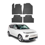 OMAC Gummi Fußmatten für Kia e-Soul 2020-2026 Automatten Gummi Schwarz 4tlg